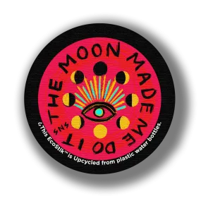 3" x 3" The Moon Made Me Do It EcoStiks Patches - Bulk