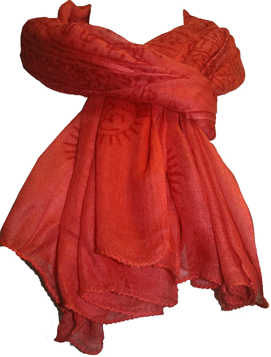 706 Scf Agan Traders Om Spiritual Soft Viscose Shawl Wrap Throw Scarf