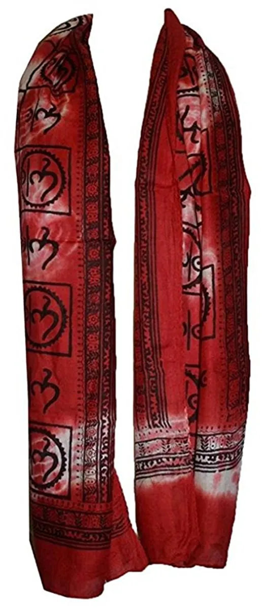 706 Scf Agan Traders Om Spiritual Soft Viscose Shawl Wrap Throw Scarf
