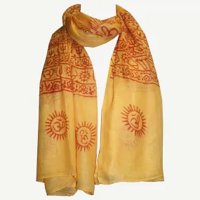 706 Scf Agan Traders Om Spiritual Soft Viscose Shawl Wrap Throw Scarf