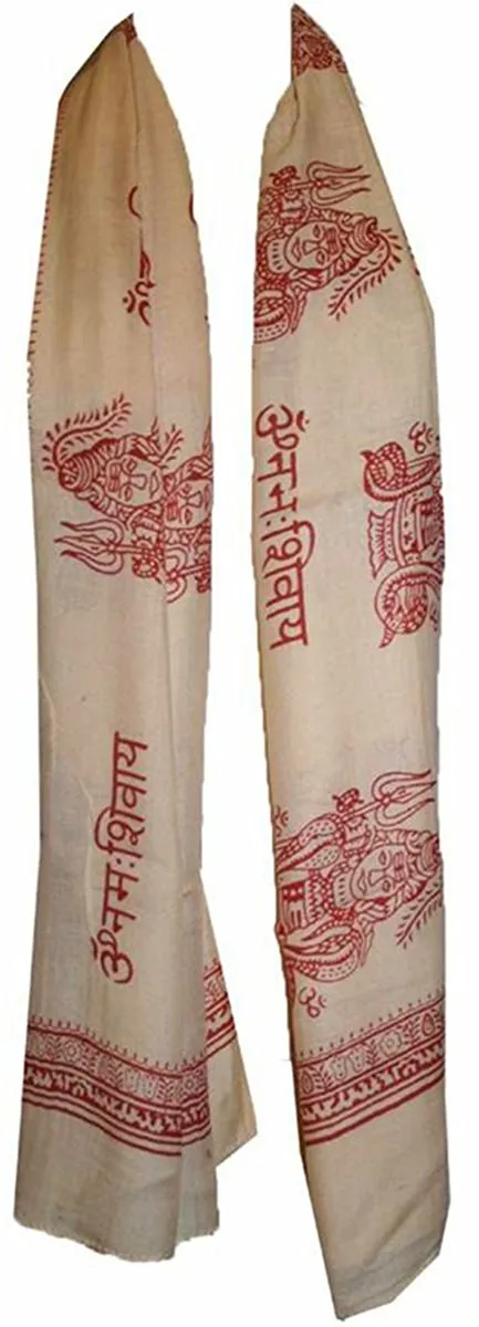 706 Scf Agan Traders Om Spiritual Soft Viscose Shawl Wrap Throw Scarf