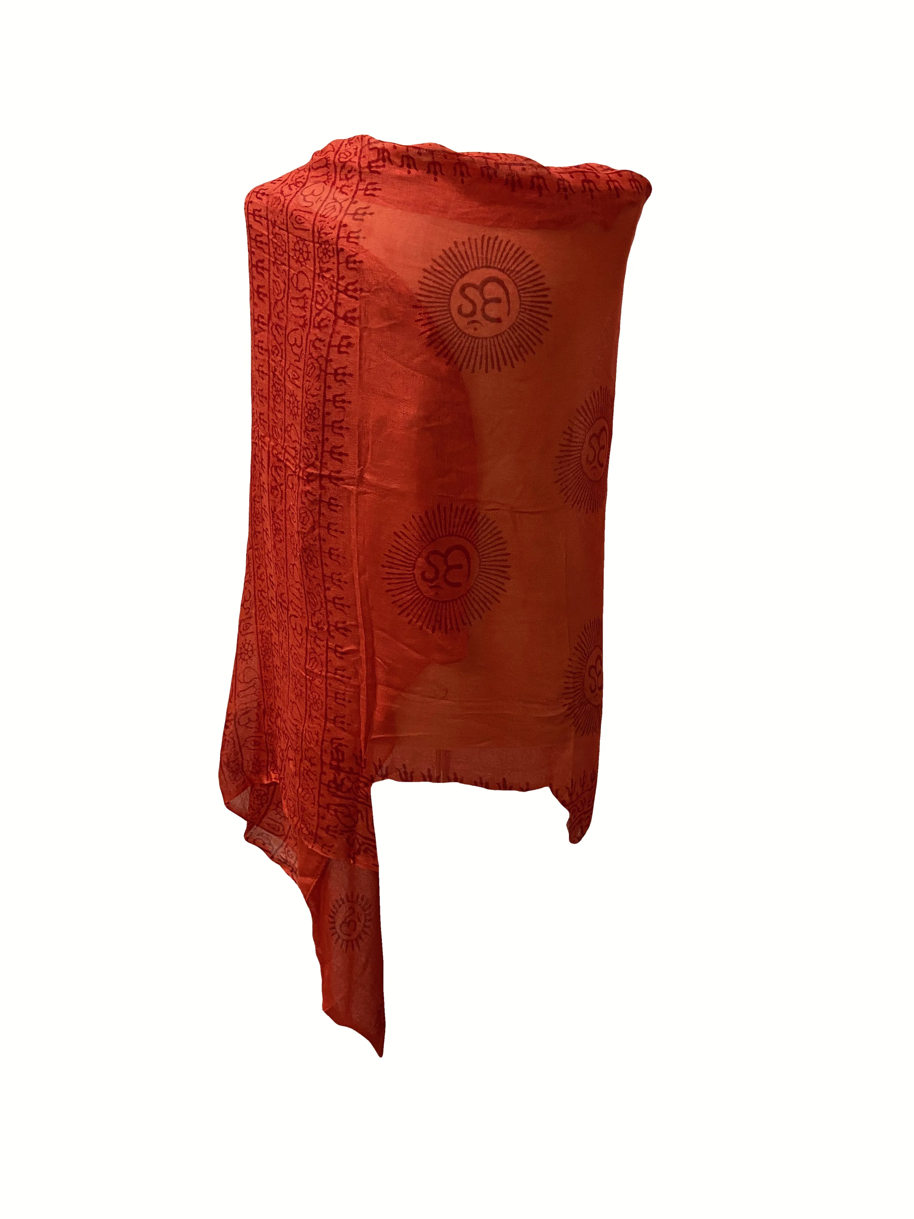 706 Scf Agan Traders Om Spiritual Soft Viscose Shawl Wrap Throw Scarf