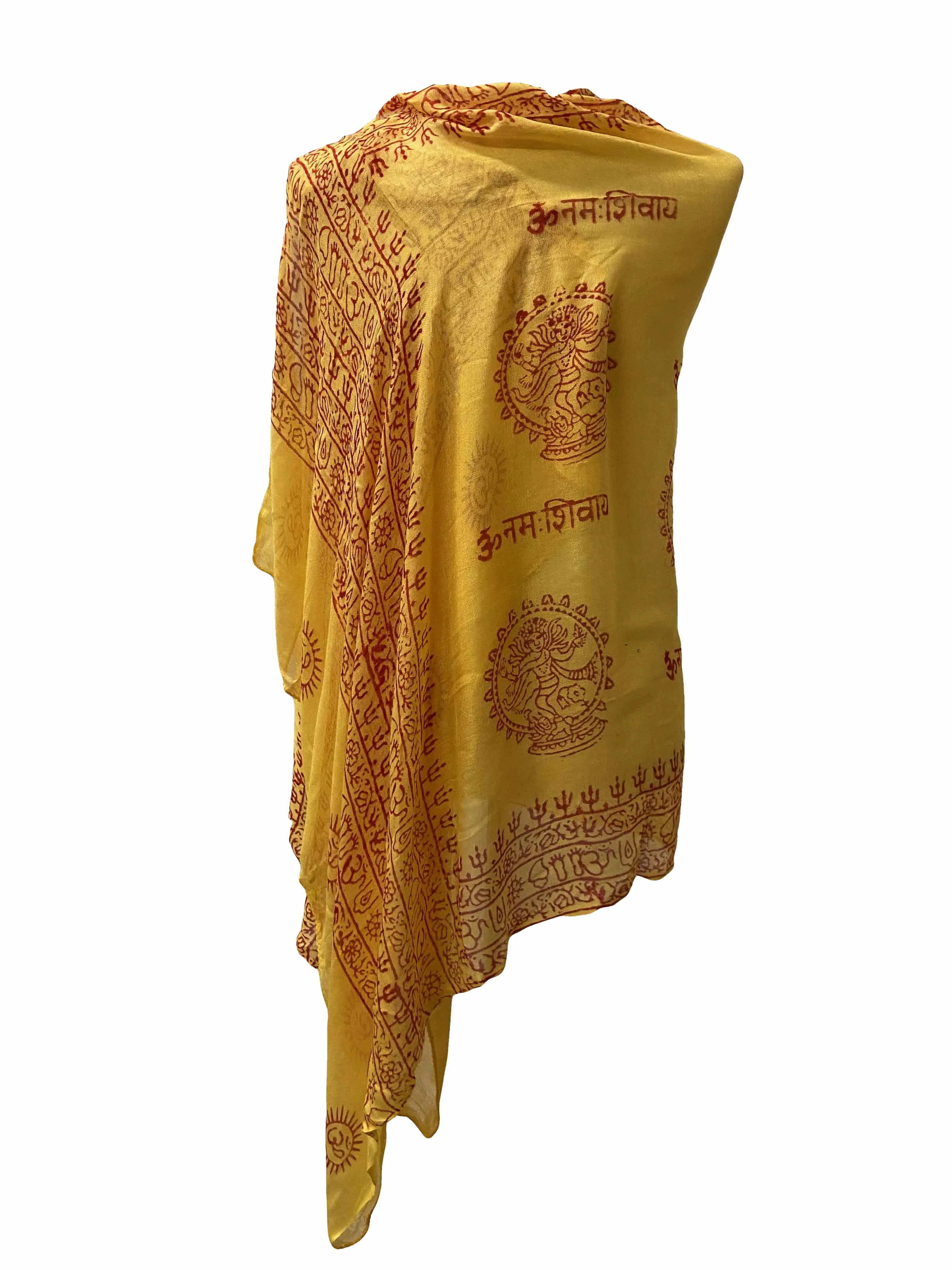 706 Scf Agan Traders Om Spiritual Soft Viscose Shawl Wrap Throw Scarf