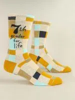 7th Grader For Life Men's Crew Sock