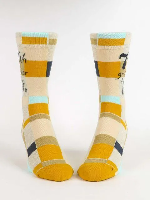 7th Grader For Life Men's Crew Sock