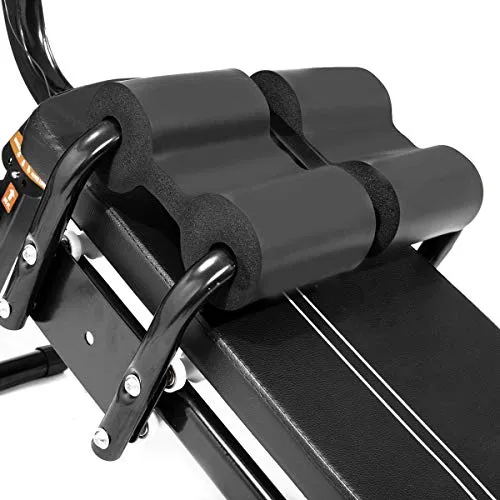 ALING Ab Machine Exercise Equipment, Foldable Sit Up Bench Adjustable Workout Bench Fitness Equipment for Home Gym, Foldable Professional Abdominal Trainers