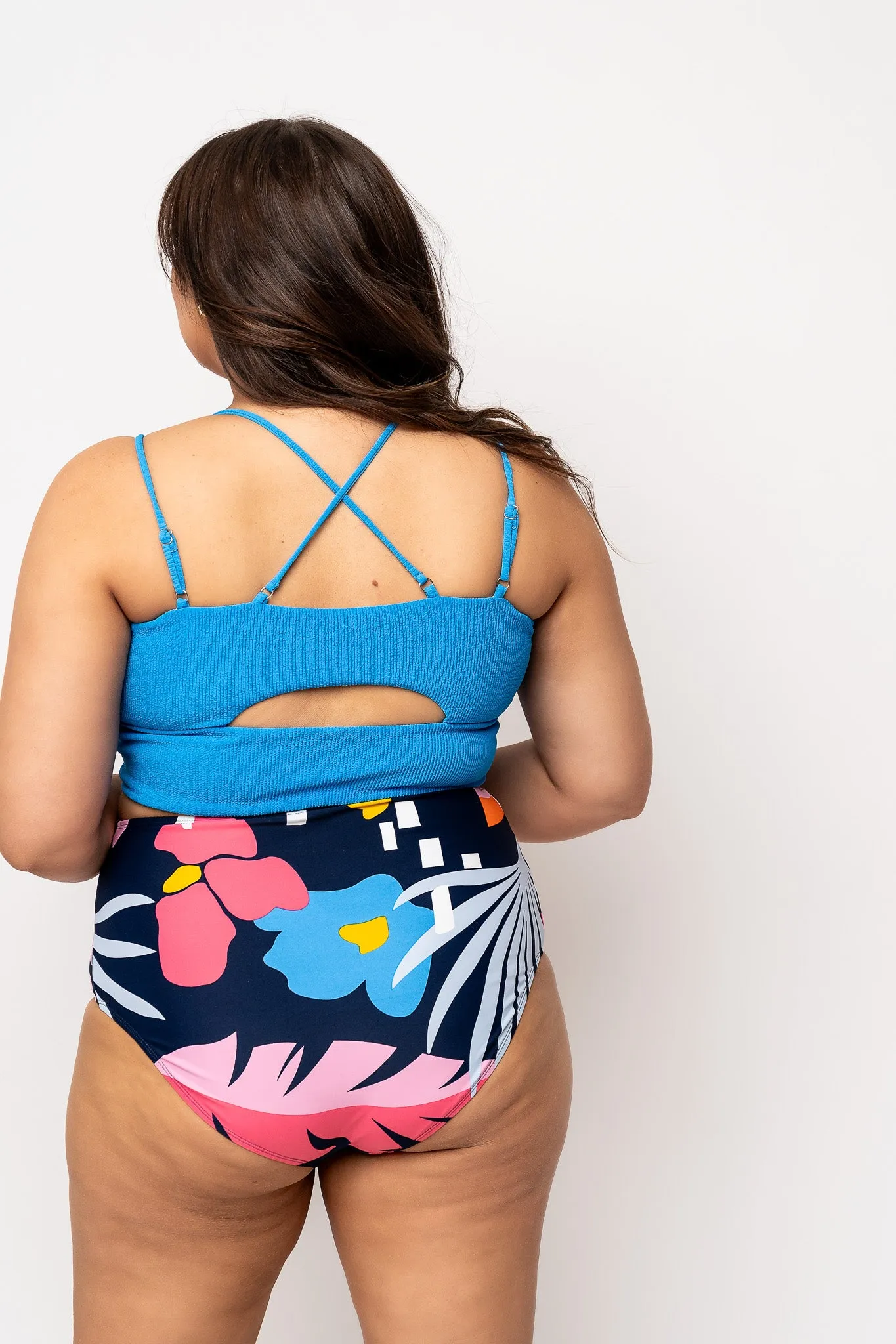 Barefoot Bottom | Blue Wave Floral