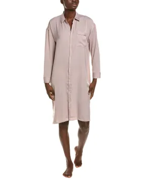 Barefoot Dreams Washed Satin Piped Nightshirt