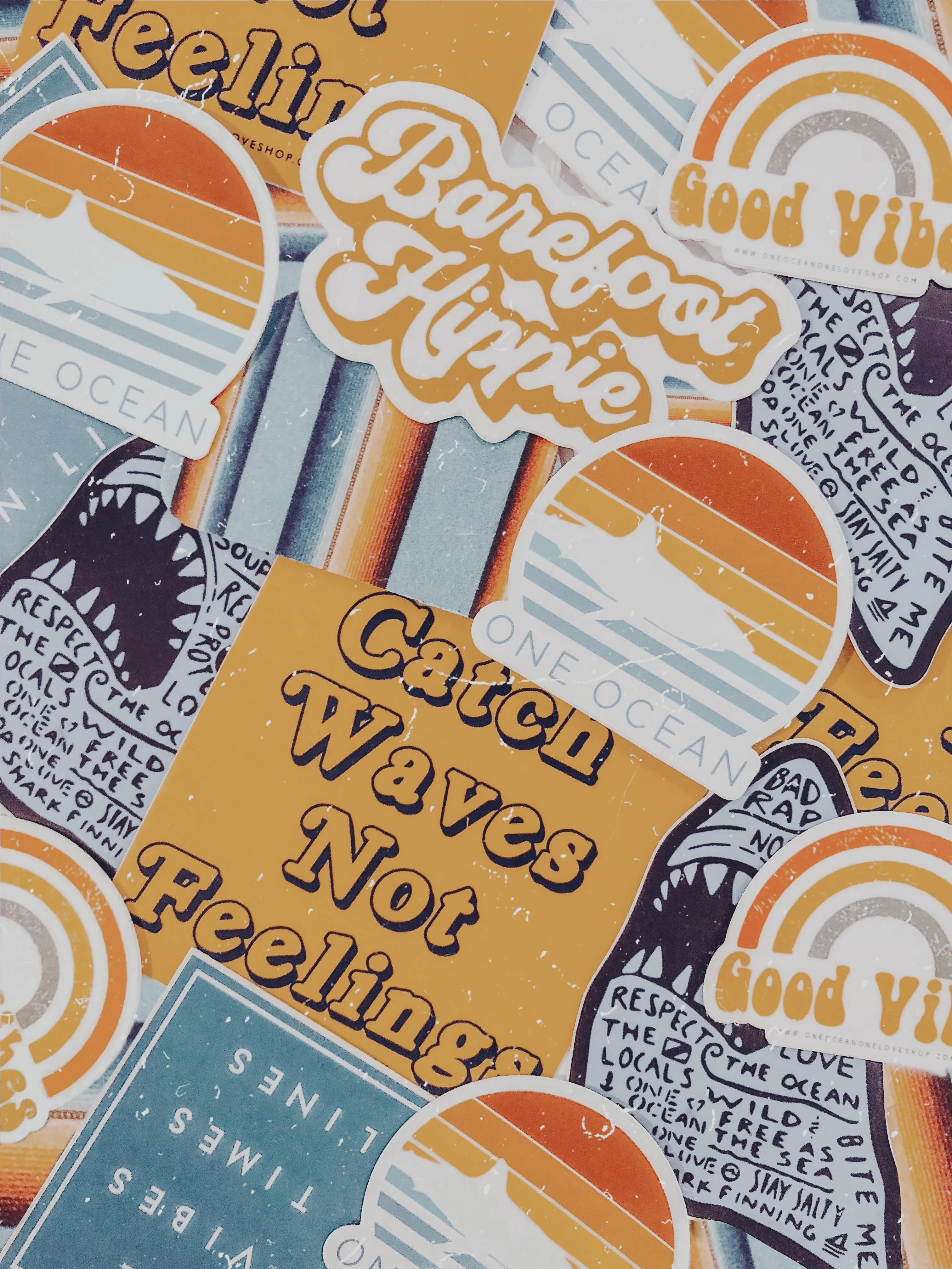 Barefoot Hippie Sticker