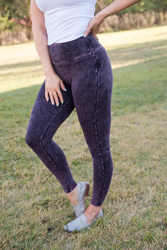 Blackberry Yoga Leggings