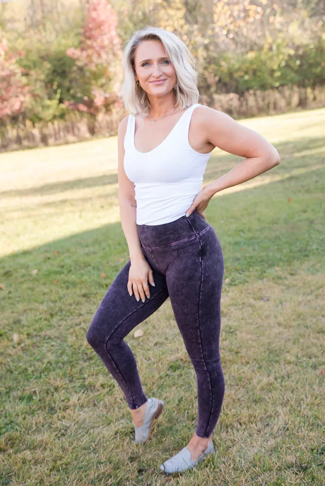 Blackberry Yoga Leggings