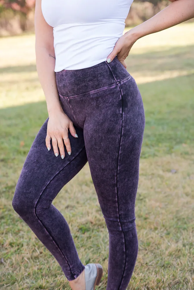 Blackberry Yoga Leggings
