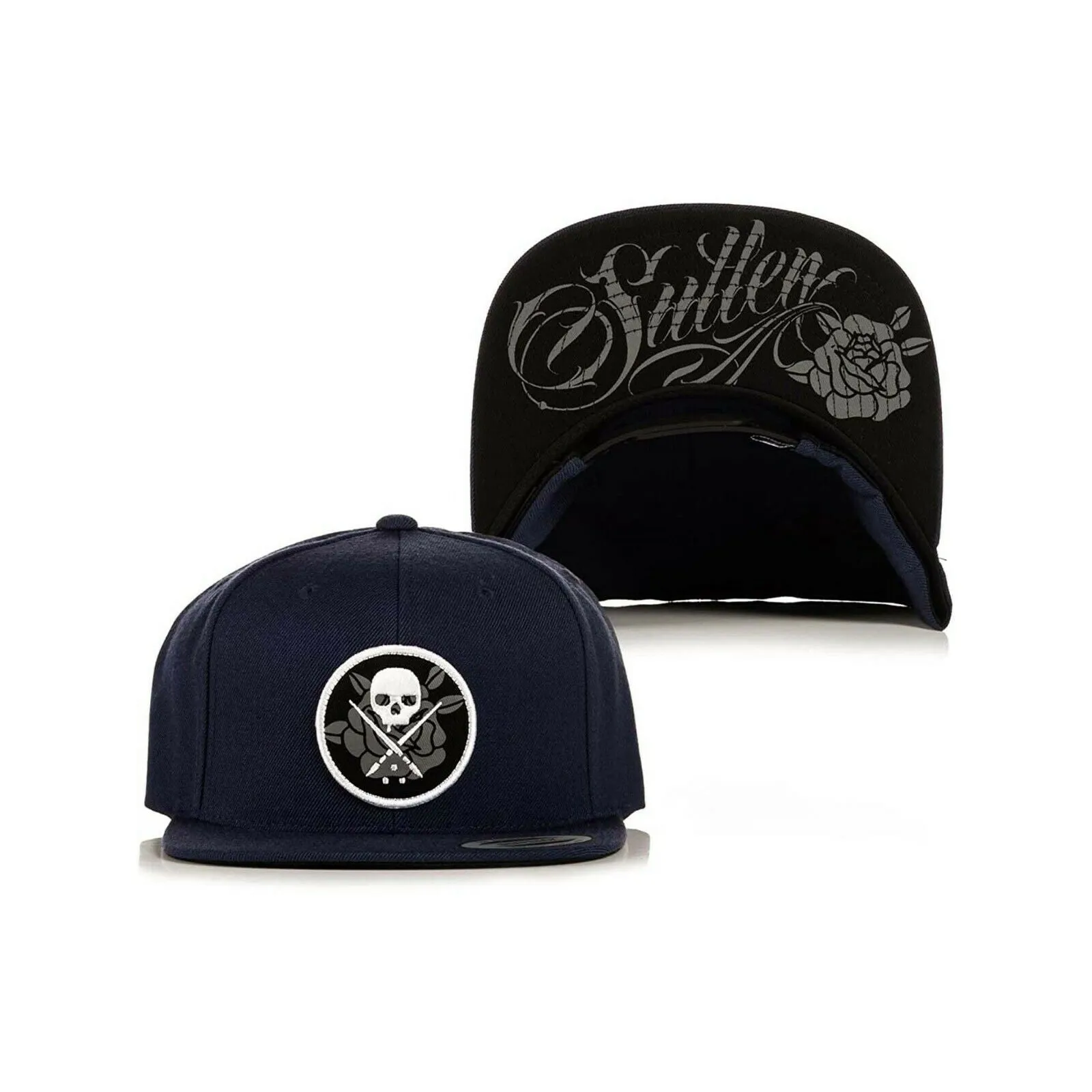Bloom Navy Snapback Cap