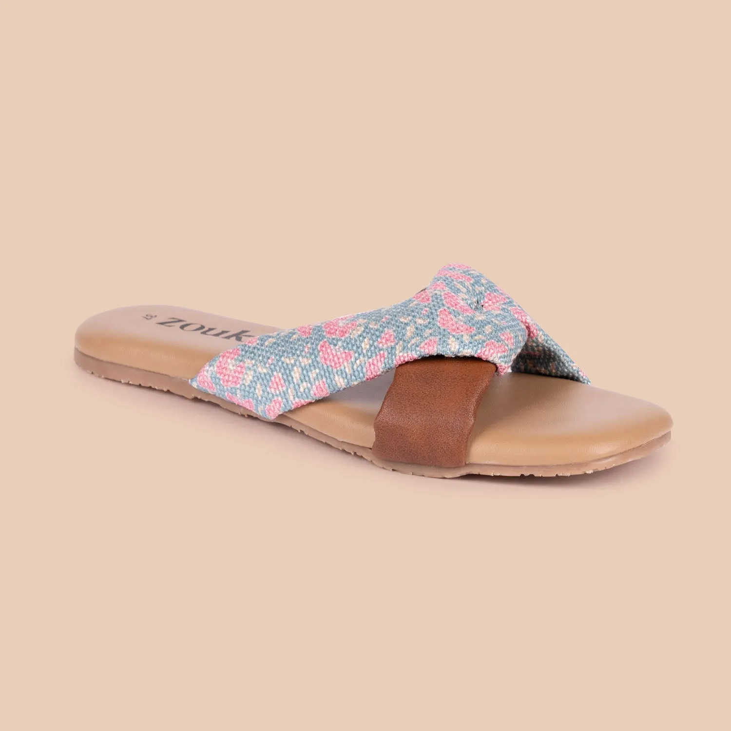 Chettinad Florals Cross Sliders