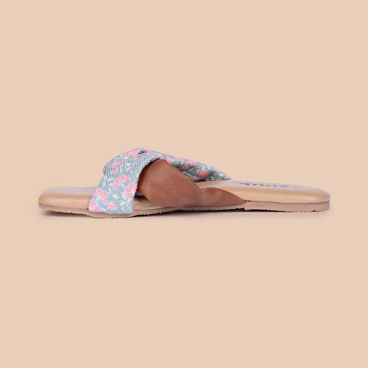 Chettinad Florals Cross Sliders