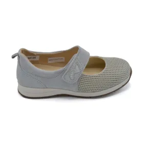 DB Hawaii - Ladies Wide Fit Summer Casual - 2V (2E-4E) Fitting - Ice Suede/Mesh