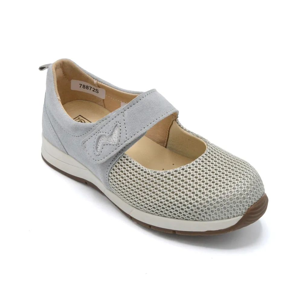 DB Hawaii - Ladies Wide Fit Summer Casual - 2V (2E-4E) Fitting - Ice Suede/Mesh