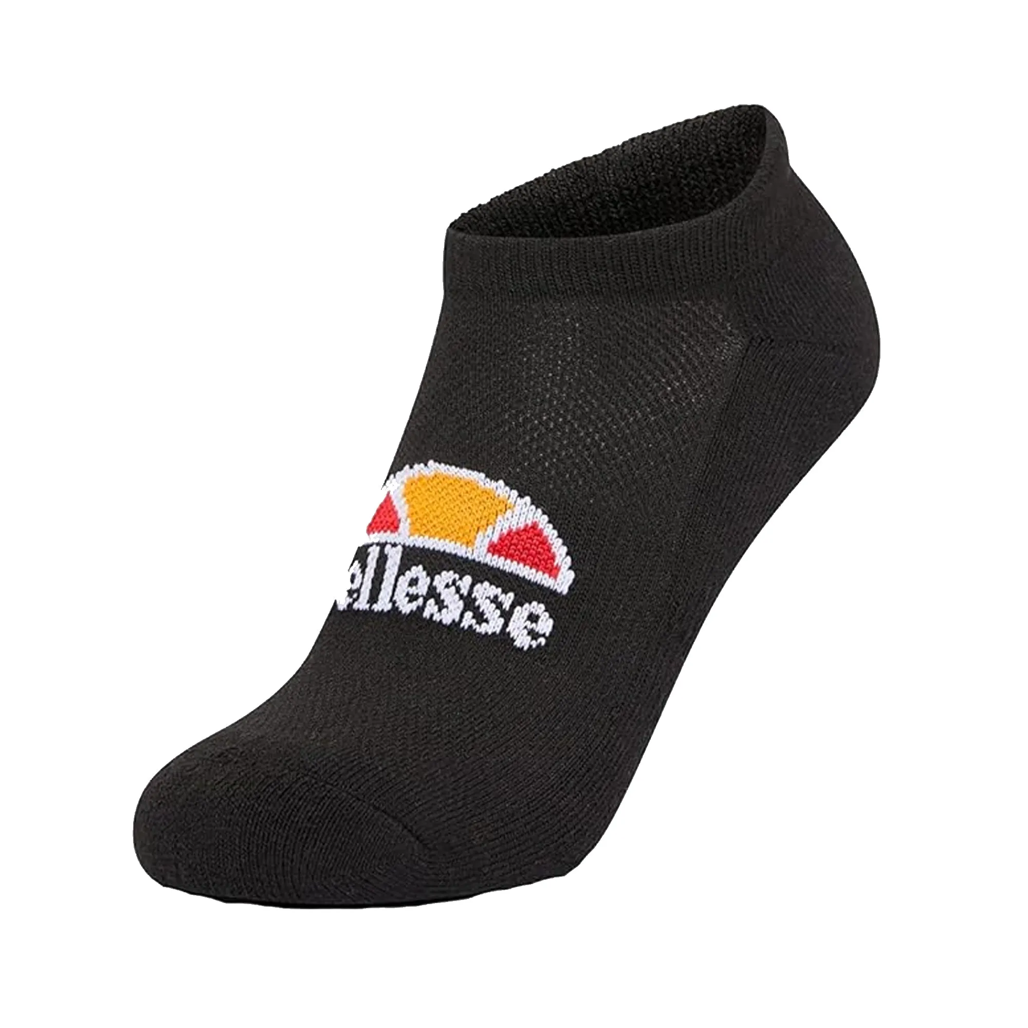 Ellesse Rebi 3 Pack Trainer Liner Socks Black