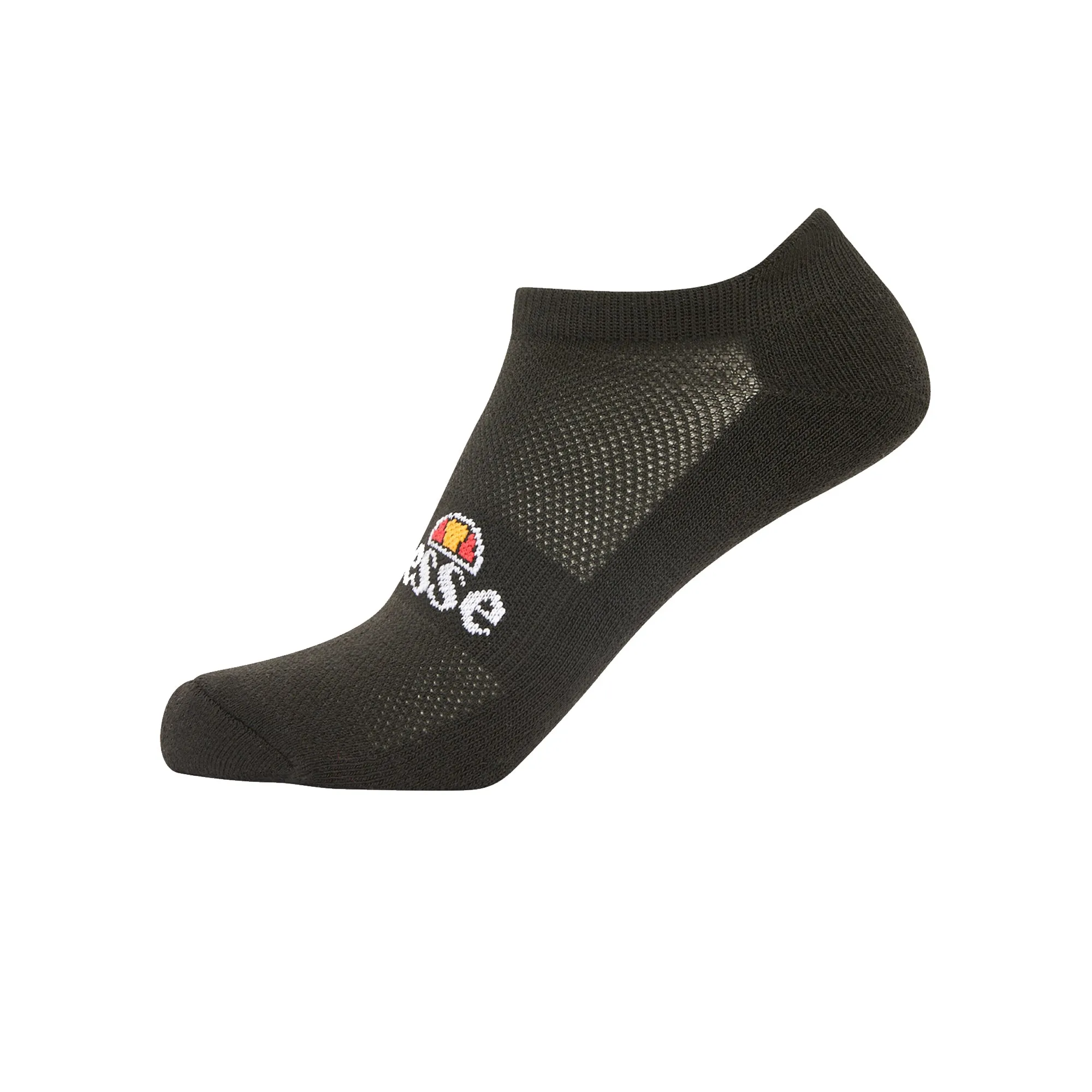 Ellesse Rebi 3 Pack Trainer Liner Socks Black