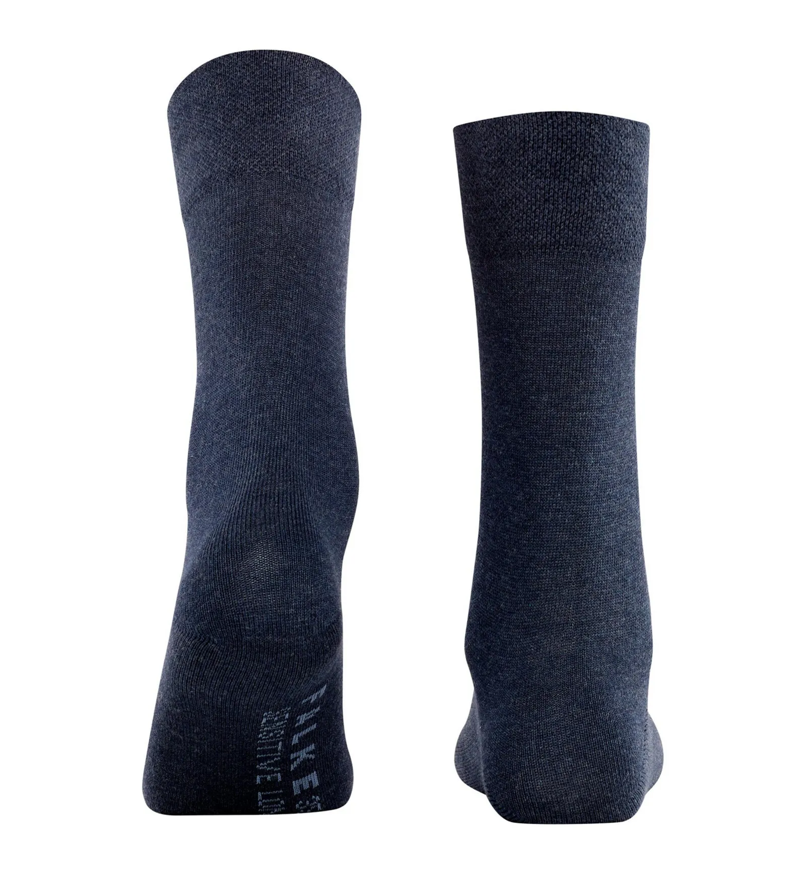 FALKE Sensitive London Crew Socks (46472) - Navy Melange