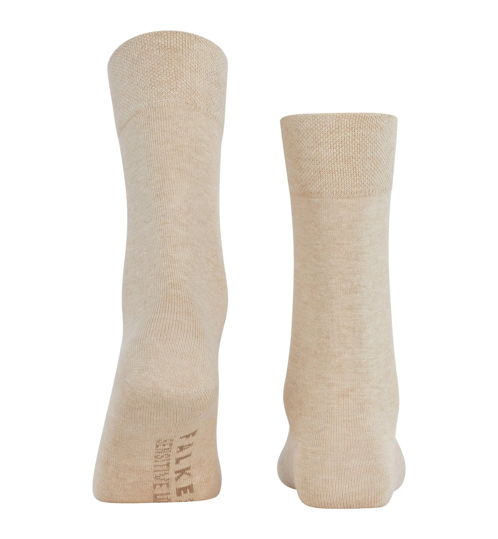 FALKE Sensitive London Crew Socks (46472) - Sand Melange