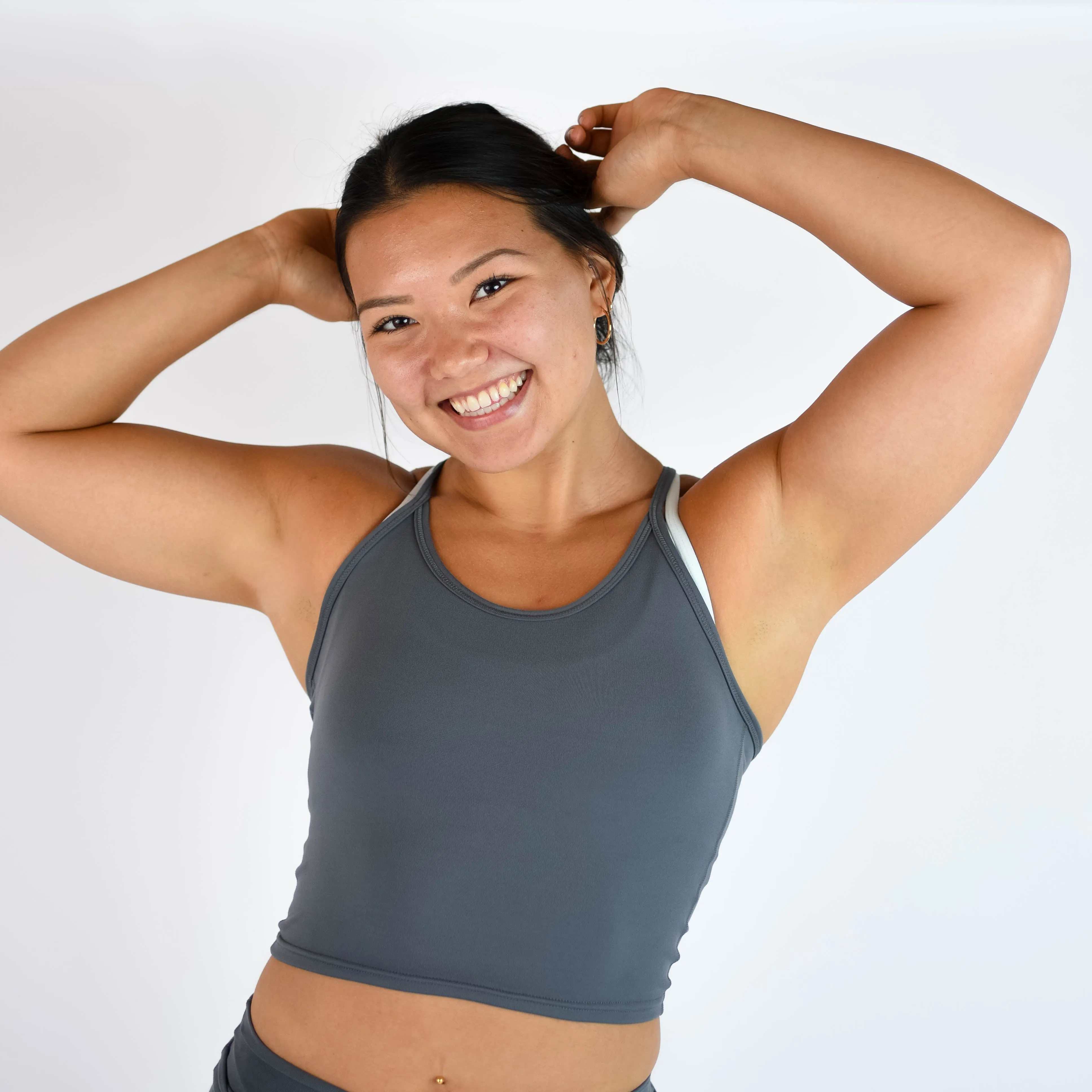 FLEO Switch Up Crop Tank - Castlerock