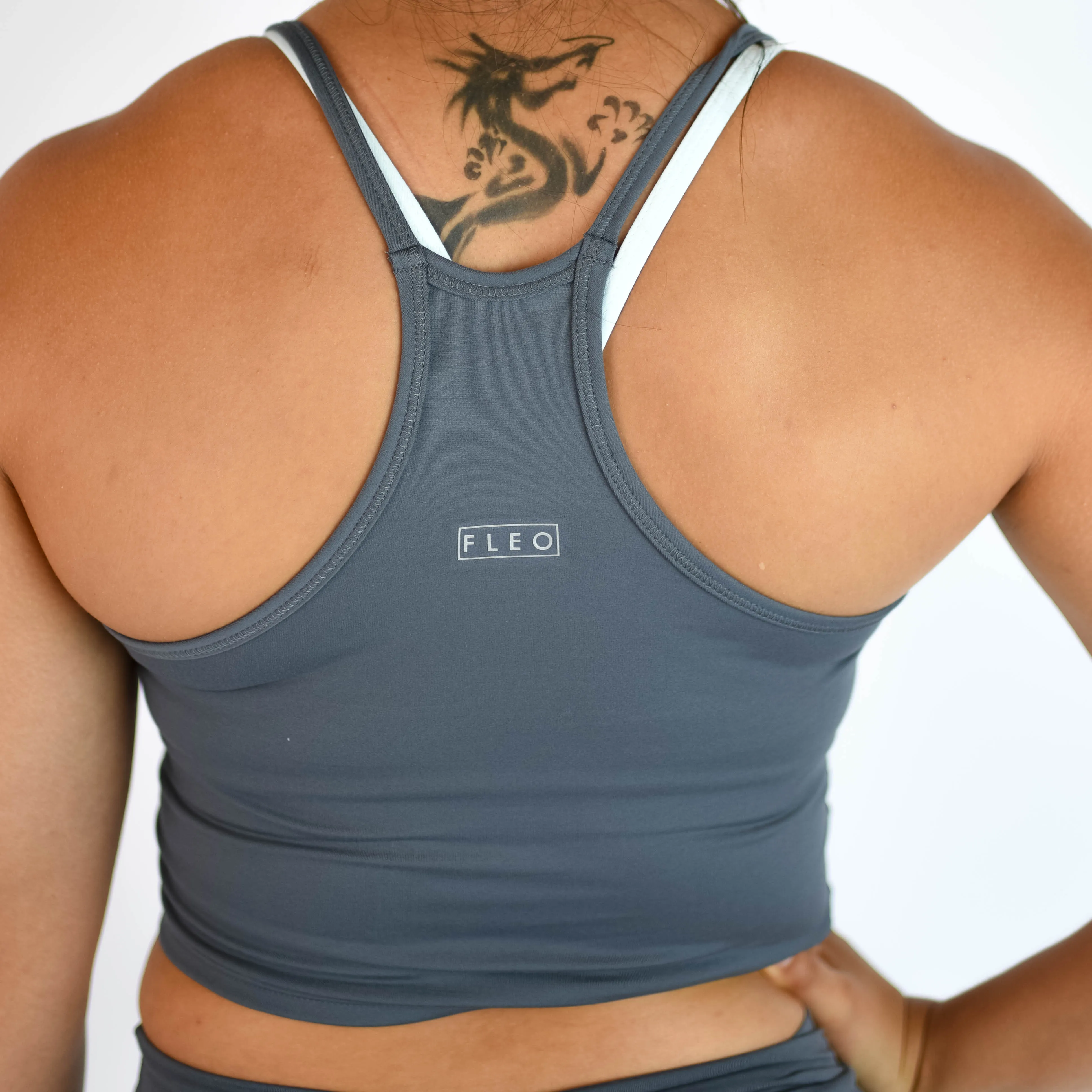 FLEO Switch Up Crop Tank - Castlerock