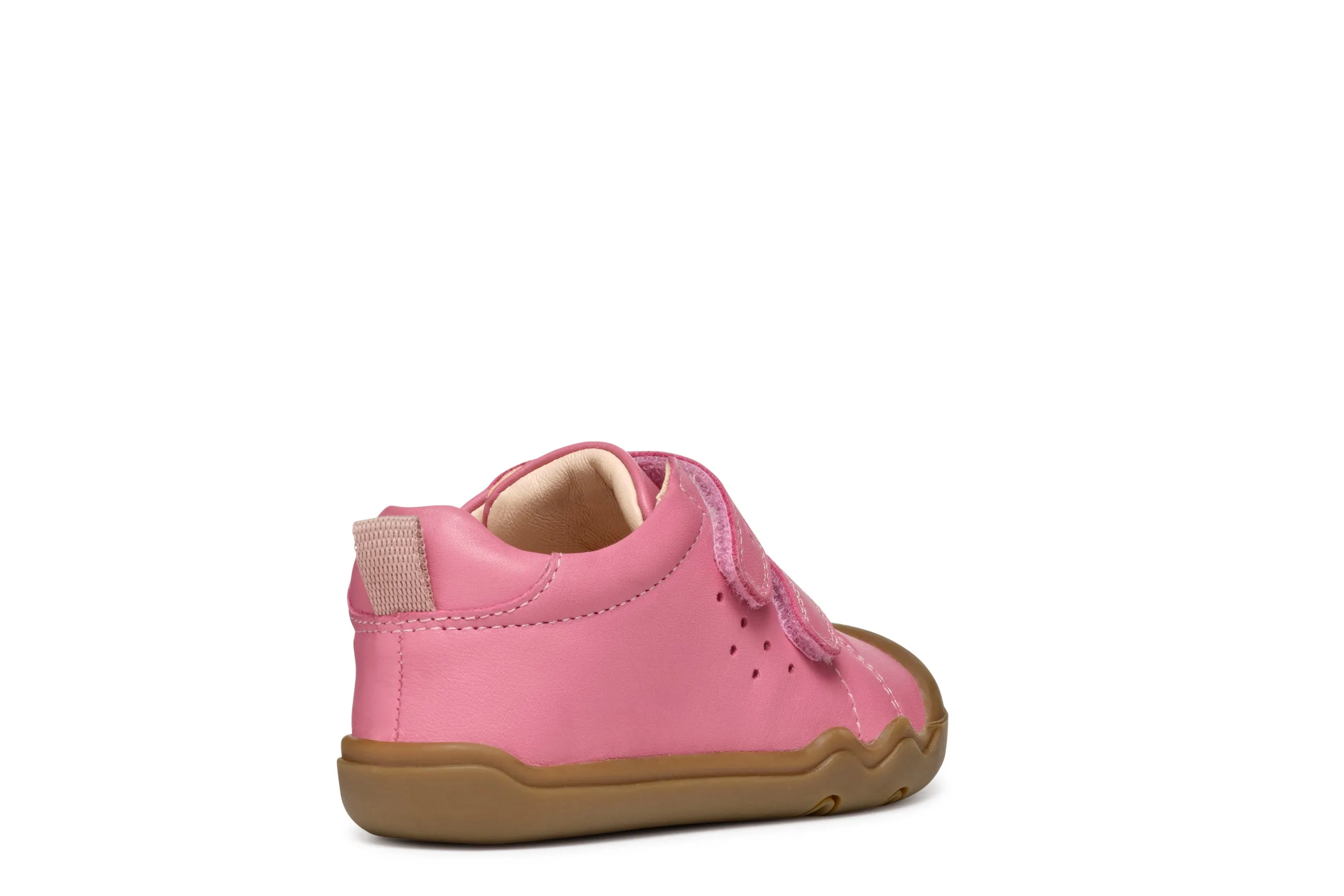 Geox SteppieUp Girls Dark Pink Barefoot Shoe
