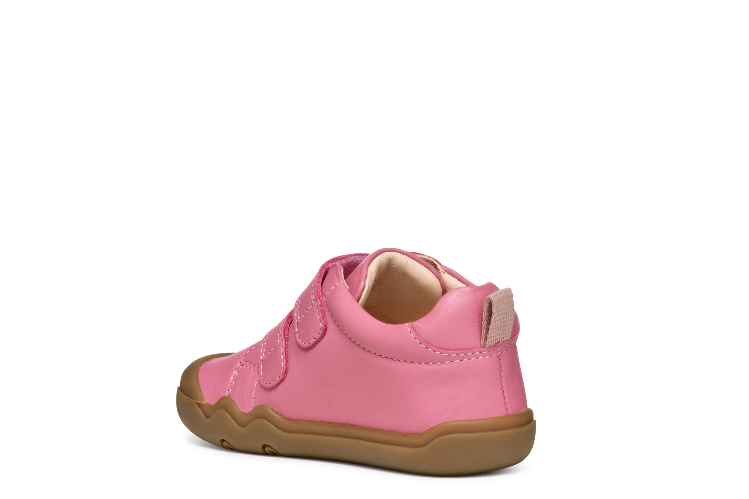 Geox SteppieUp Girls Dark Pink Barefoot Shoe