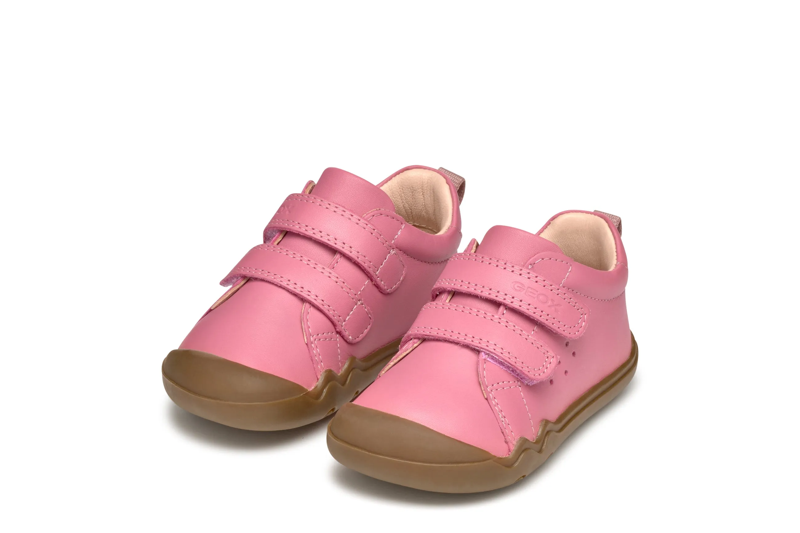 Geox SteppieUp Girls Dark Pink Barefoot Shoe