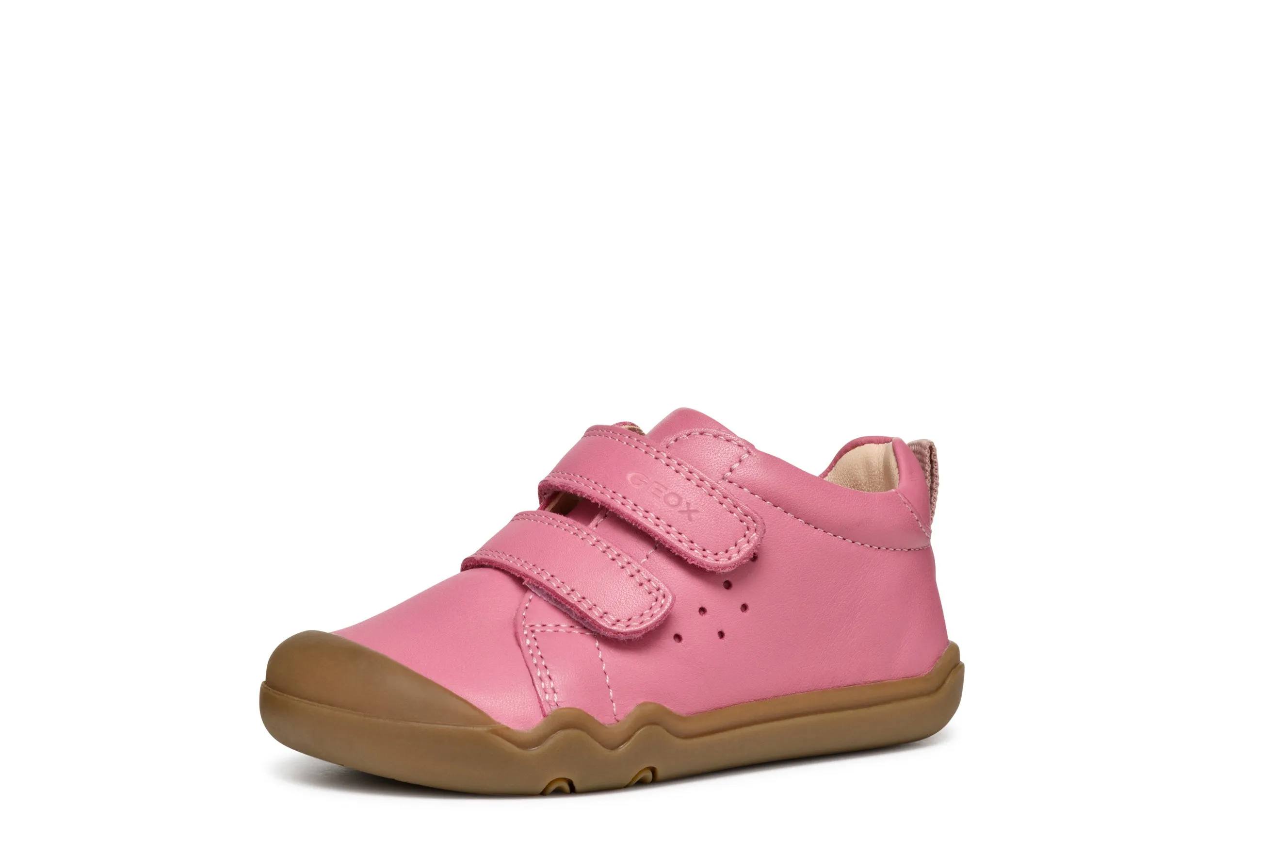 Geox SteppieUp Girls Dark Pink Barefoot Shoe