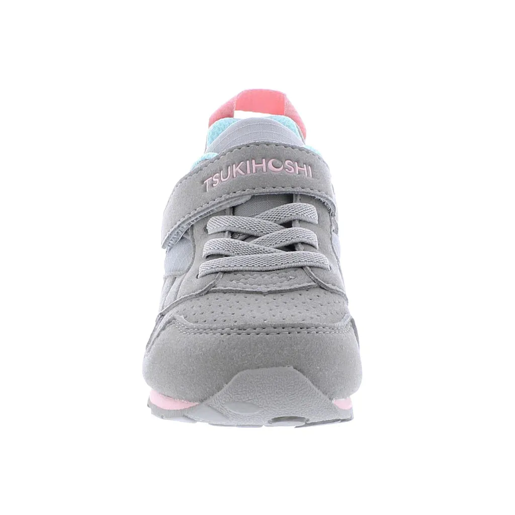 Grey/Pink Racer Sneaker (Baby)