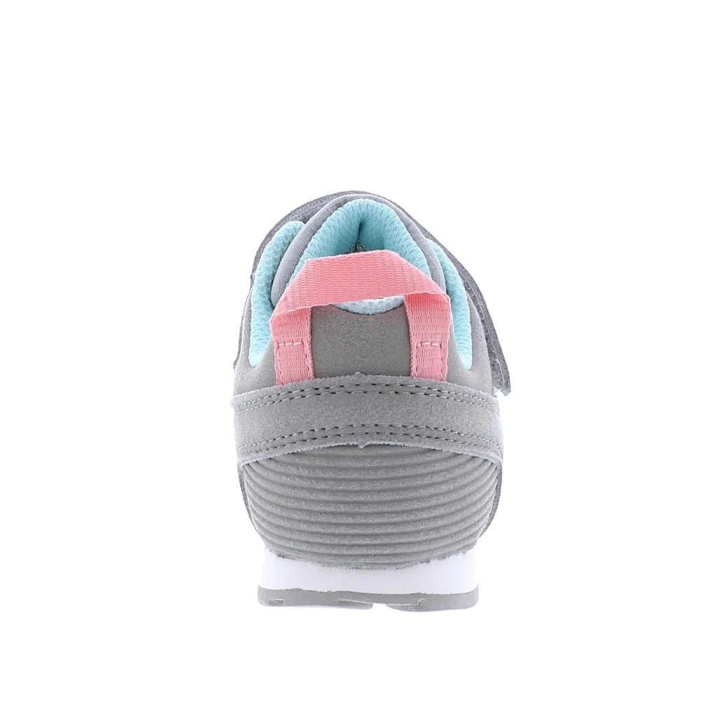 Grey/Pink Racer Sneaker (Baby)