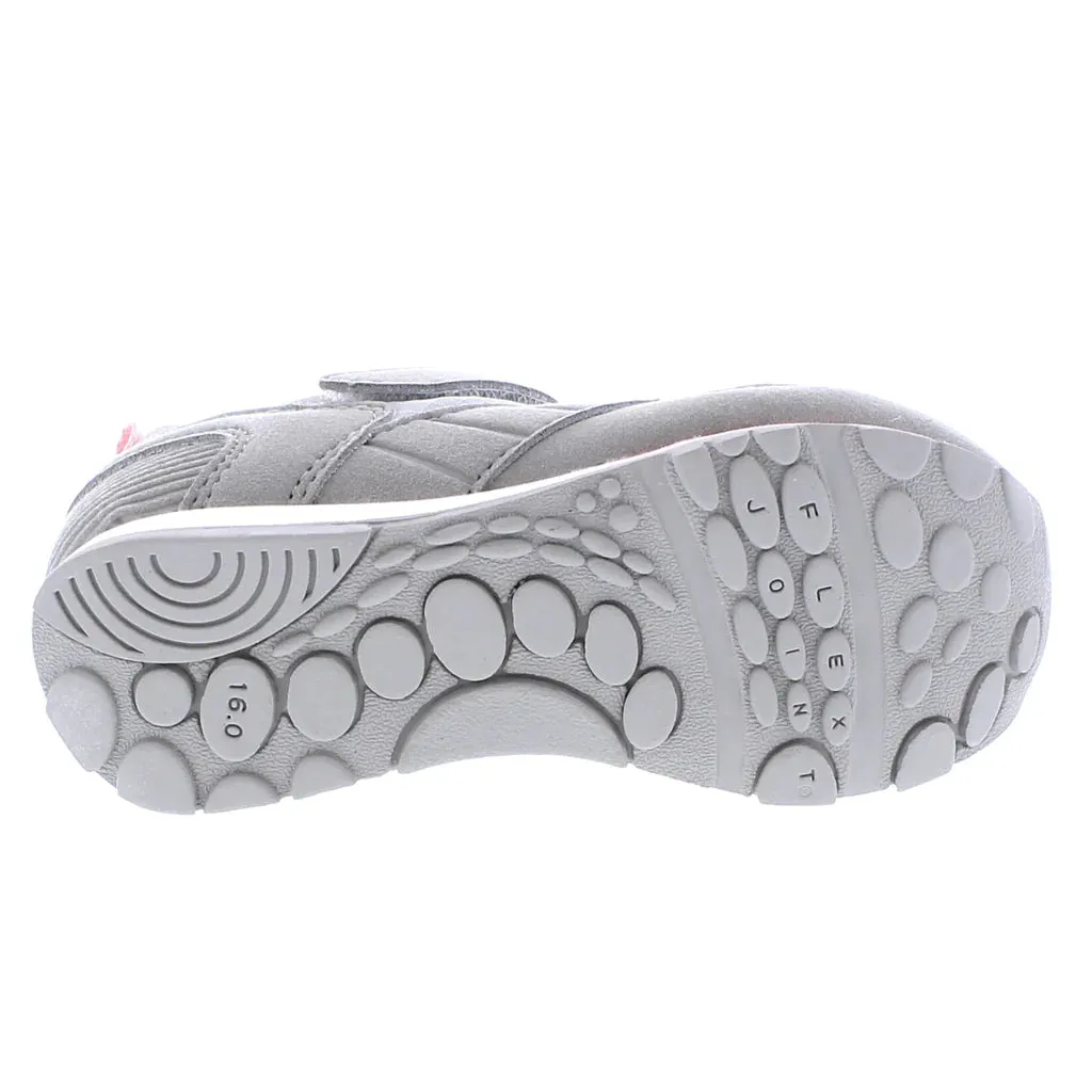 Grey/Pink Racer Sneaker (Baby)