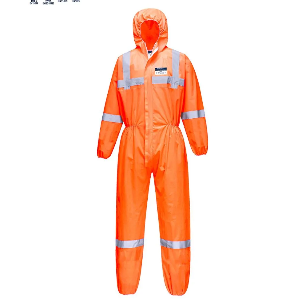 Hi-Vis SMS Coverall  (50pc) ST36