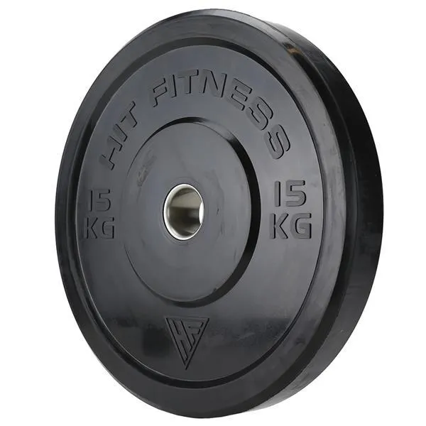 Hit Fitness Athletic Pack 120kg | F100 Rack & Black Bumper Plates