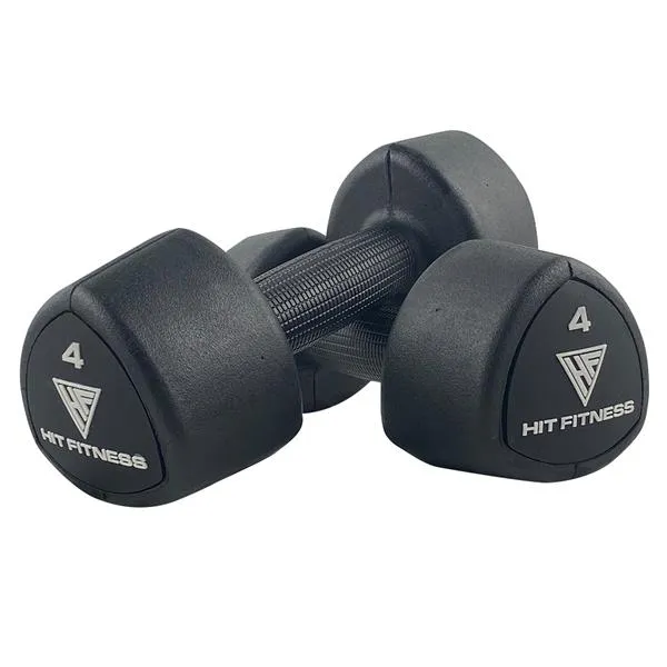 Hit Fitness Rubber Studio Dumbbell | 4kg