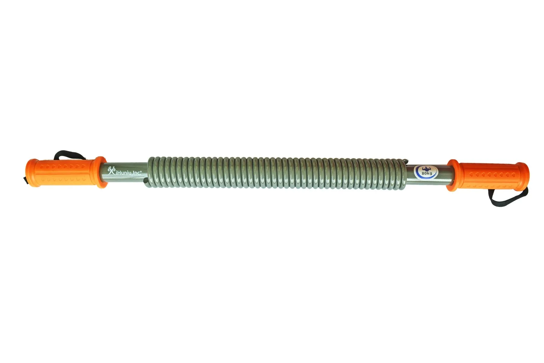 Ihuniu Power Twister Bar 20Kg, 30Kg, 40Kg, 50Kg, 60Kg, 80Kg, 100Kg, 120kg for Shoulder Arms and Chest Exercises Stretching Toning Dual Springs for Men and Women