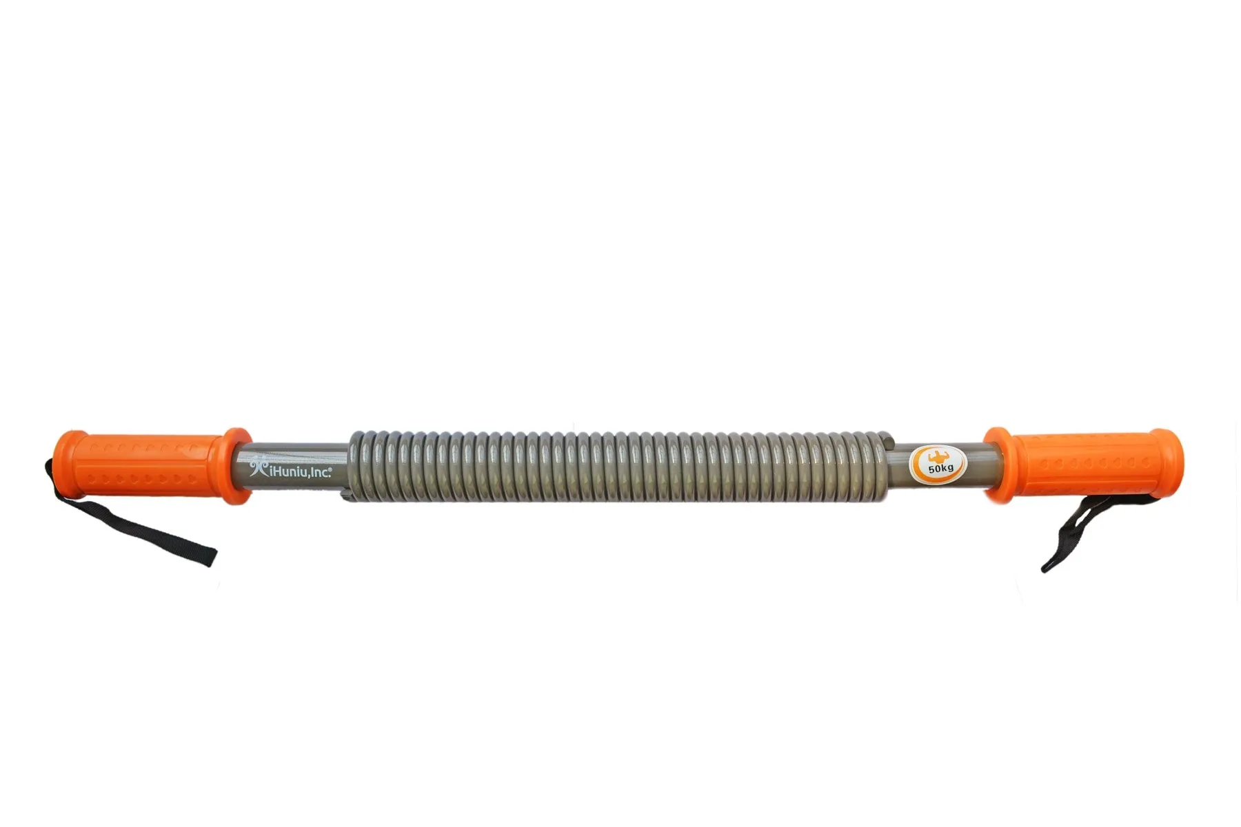 Ihuniu Power Twister Bar 20Kg, 30Kg, 40Kg, 50Kg, 60Kg, 80Kg, 100Kg, 120kg for Shoulder Arms and Chest Exercises Stretching Toning Dual Springs for Men and Women