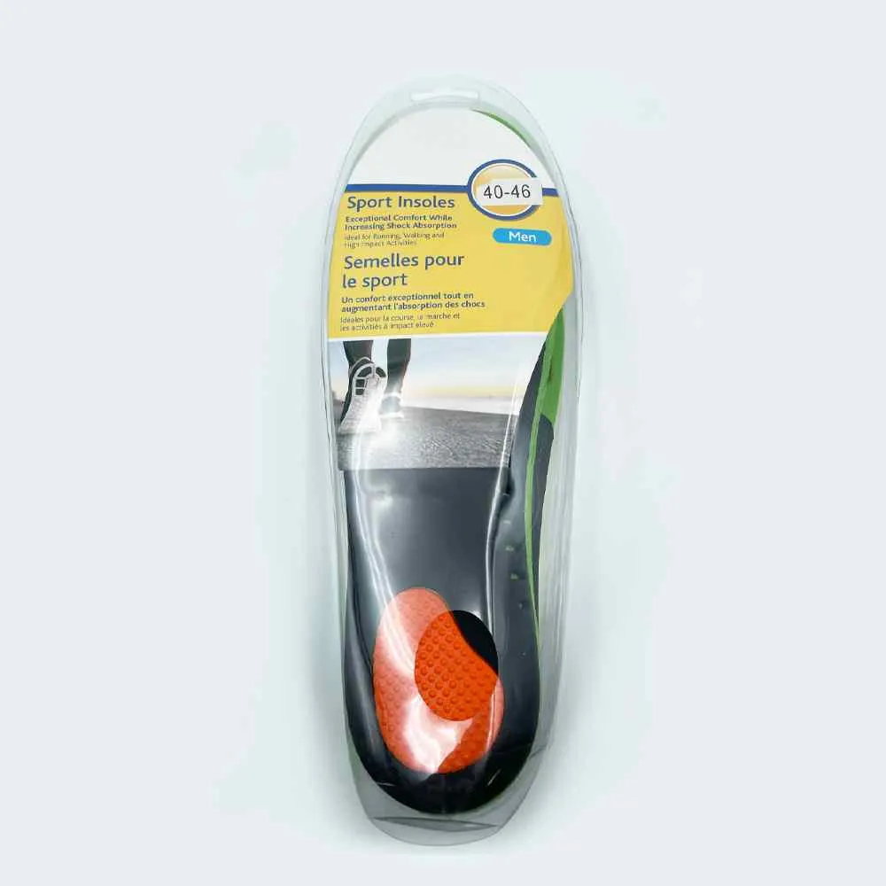 Innersole Sport Mens Size 40 to 46 EU 1 pair