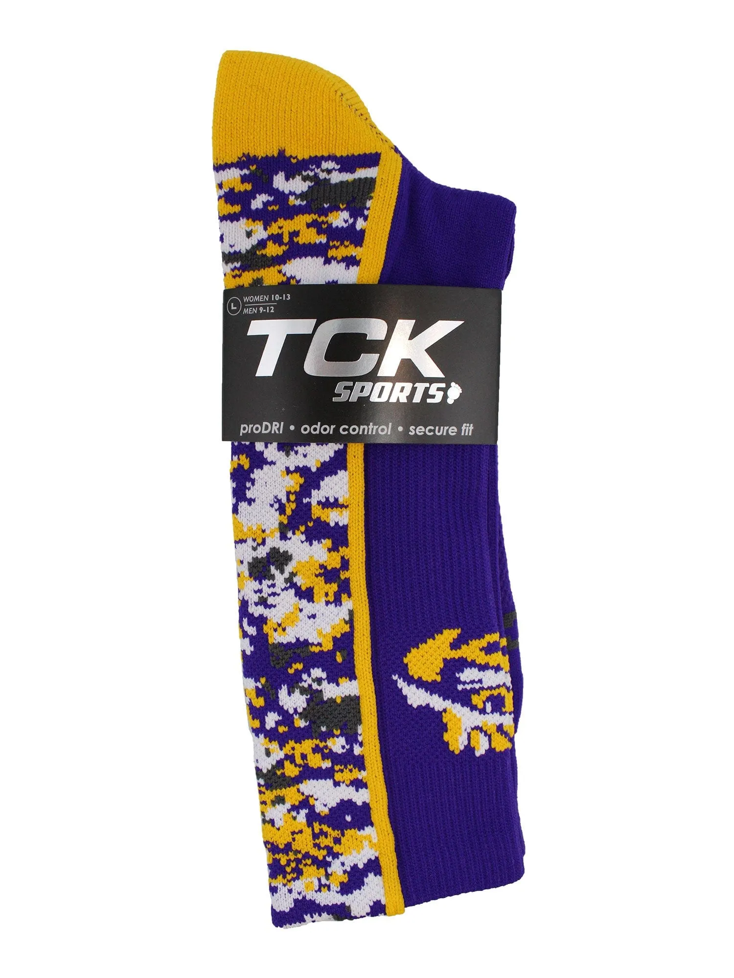 LSU Tigers Digital Camo Crew Socks