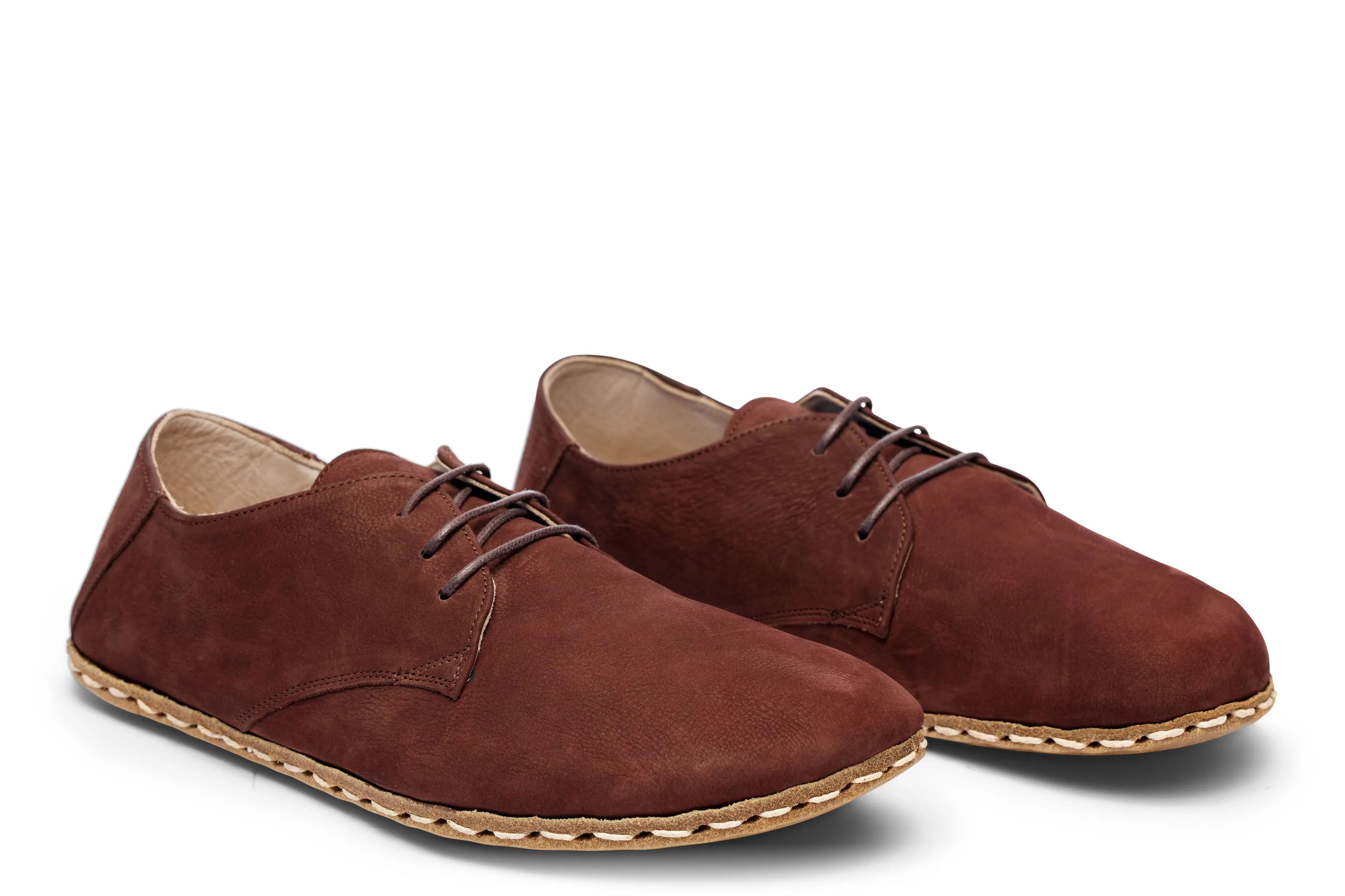 Men's Barefoot Grounding Lace Up Shoe / Redwood by Raum