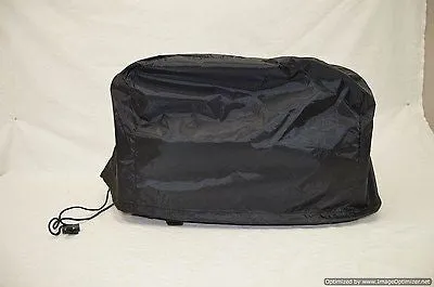 MOTORCYCLE NYLON TRUNK SKULL SISSY T BAR BAG WITH FLAME TRAVEL PLAIN LUGGAGE NEW