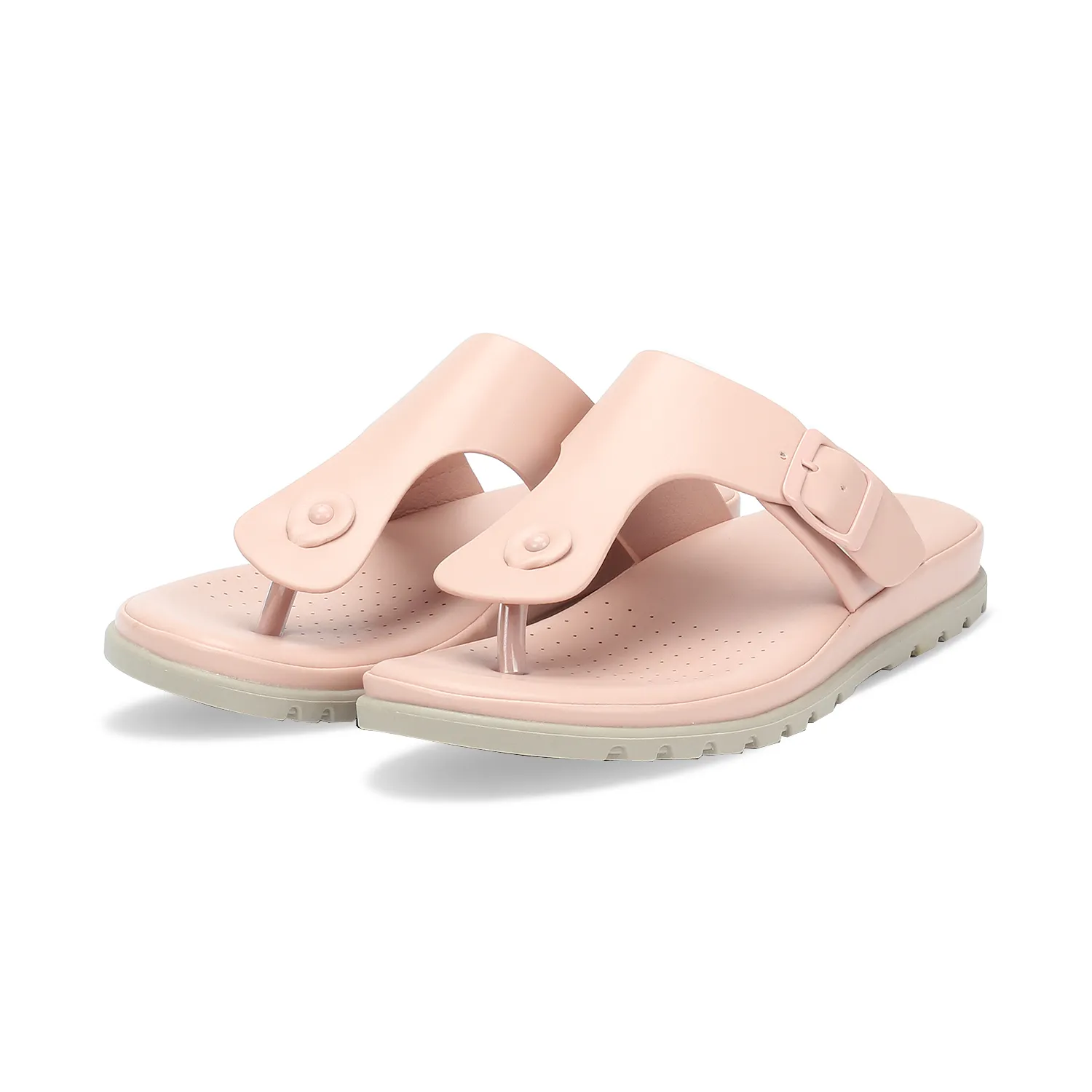 Noelle women's Side buckle T-strap Toepost