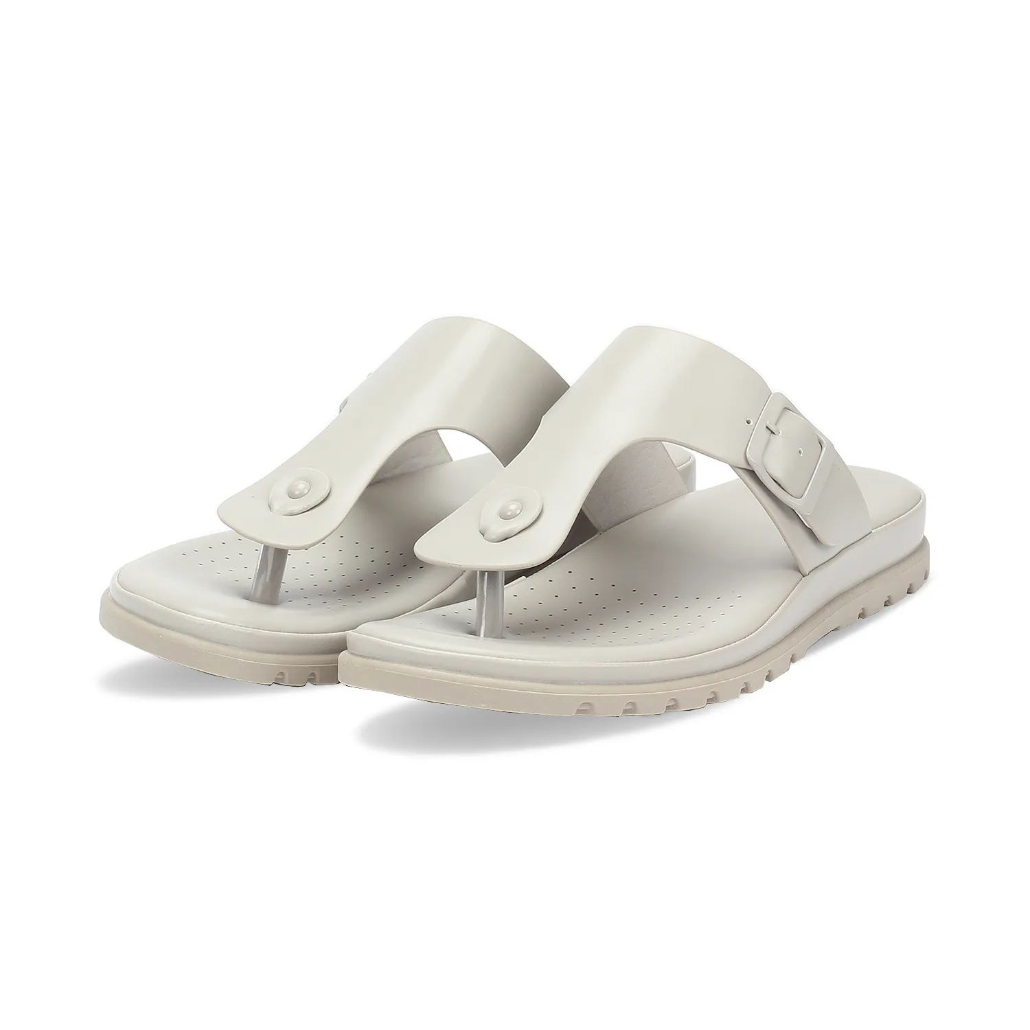Noelle women's Side buckle T-strap Toepost