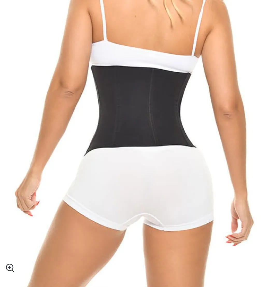 ON SALE Neoprene Waist Trainer W/3 Hook closure to reduce sizes AnnMichell Ref 7505