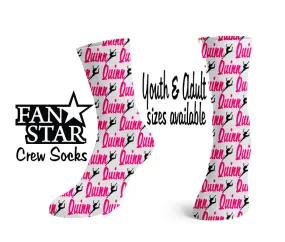 Personalized Gymnast Crew Socks