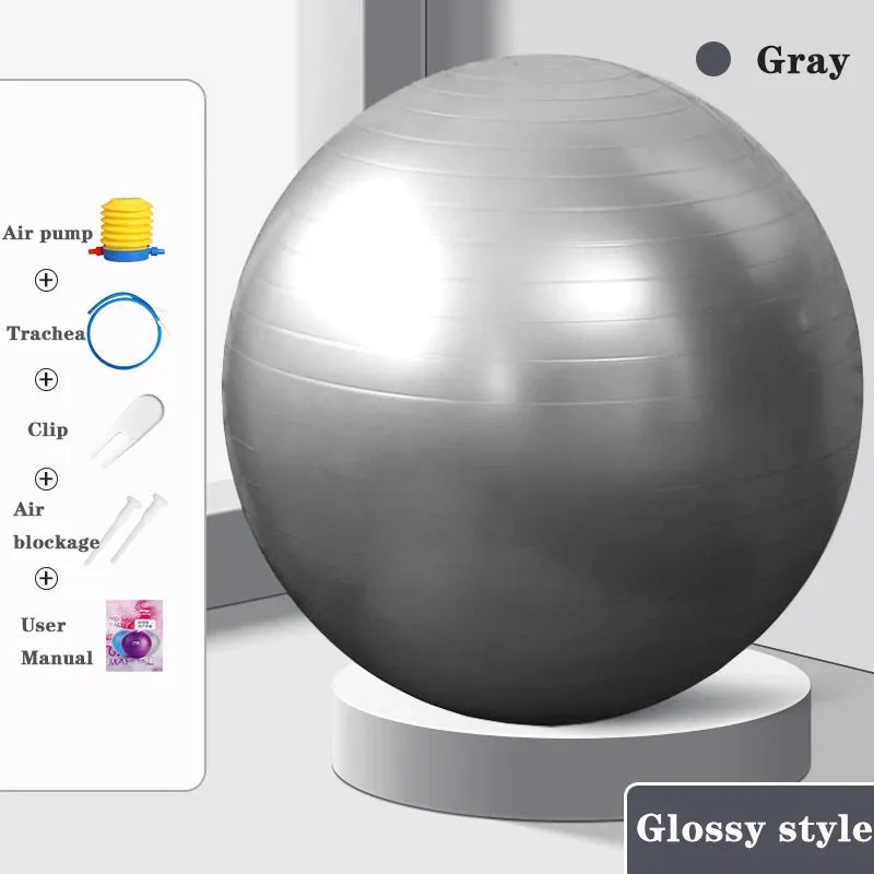 Premium 65cm Yoga Ball for Fitness, Posture, and Flexibility