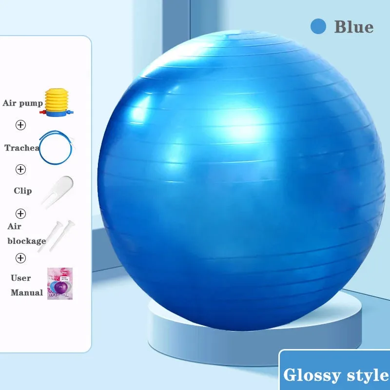 Premium 65cm Yoga Ball for Fitness, Posture, and Flexibility