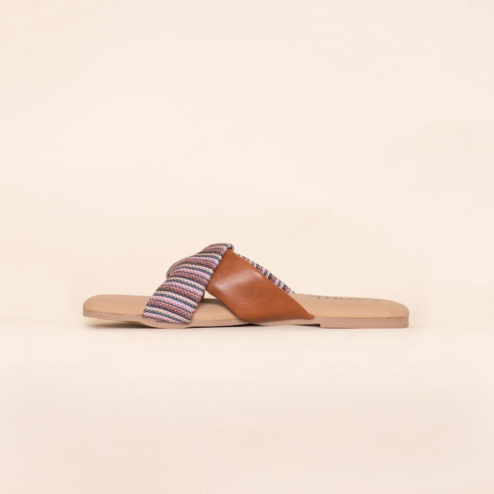 Rohtang Stripes Cross Sliders